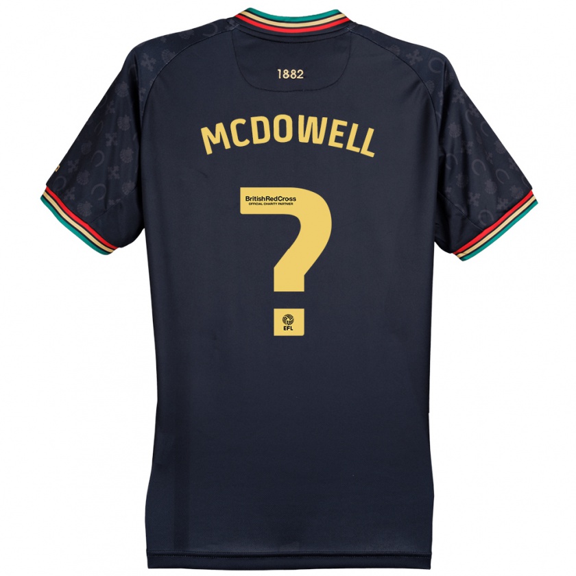 Kandiny Hombre Camiseta Jack Mcdowell #0 Azul Marino Oscuro 2ª Equipación 2024/25 La Camisa Chile