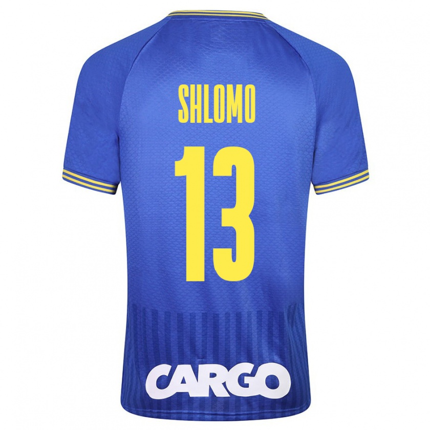 Kandiny Hombre Camiseta Raz Shlomo #13 Blanco 2ª Equipación 2024/25 La Camisa Chile