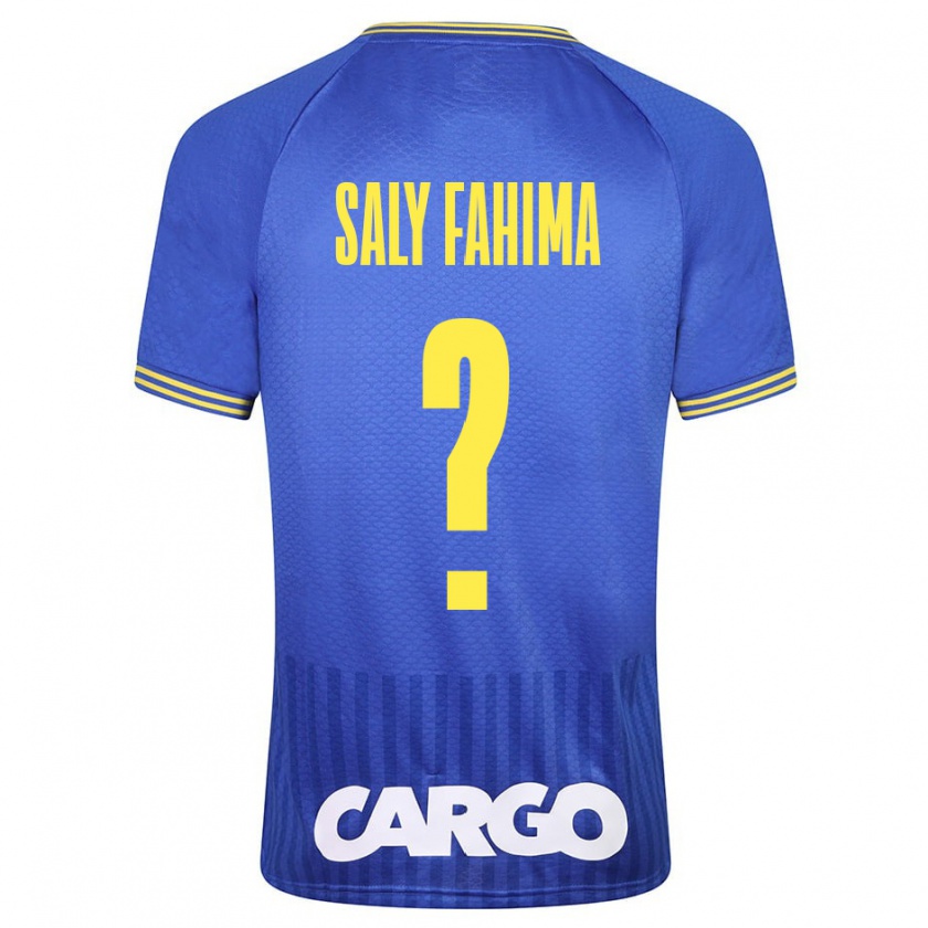 Kandiny Hombre Camiseta Israel Saly Fahima #0 Blanco 2ª Equipación 2024/25 La Camisa Chile