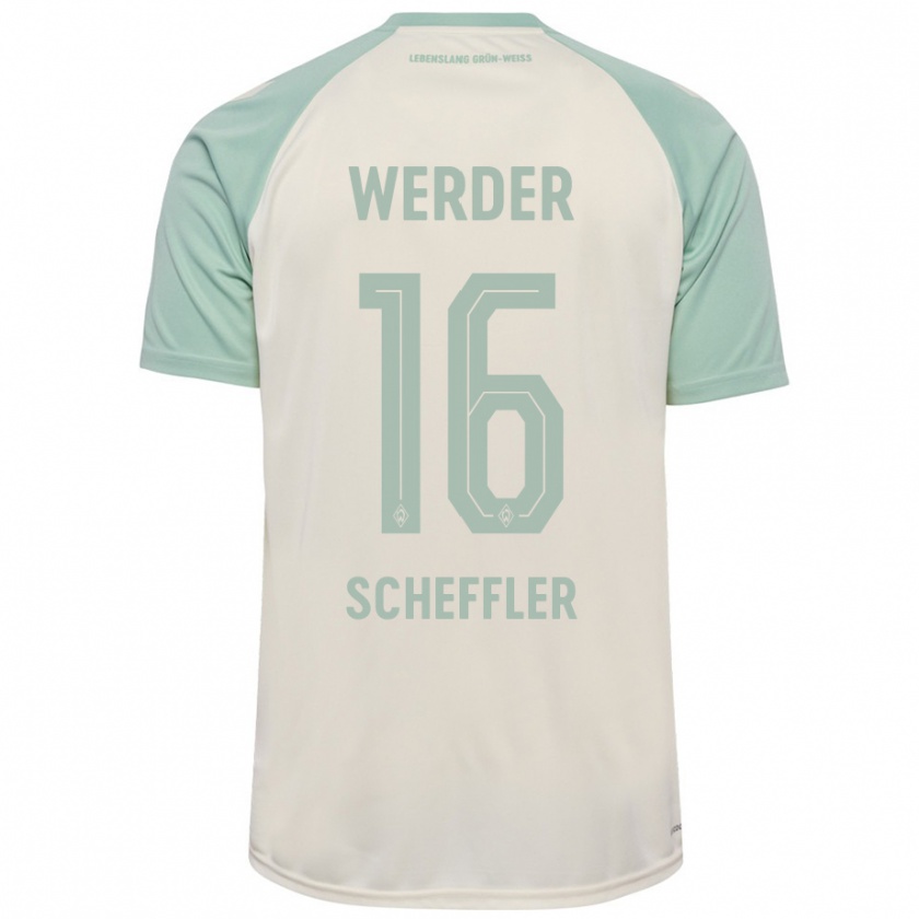 Kandiny Hombre Camiseta Ian Scheffler #16 Blanquecino Verde Claro 2ª Equipación 2024/25 La Camisa Chile