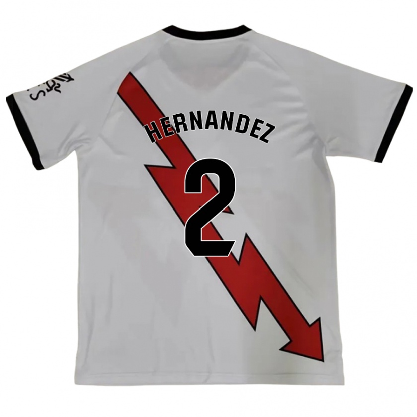 Kandiny Hombre Camiseta Marco Hernández #2 Rojo 2ª Equipación 2024/25 La Camisa Chile