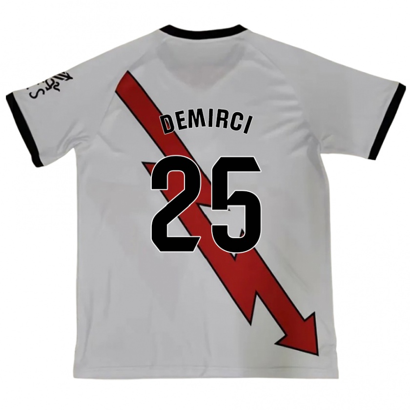 Kandiny Hombre Camiseta Mert Demirci #25 Rojo 2ª Equipación 2024/25 La Camisa Chile