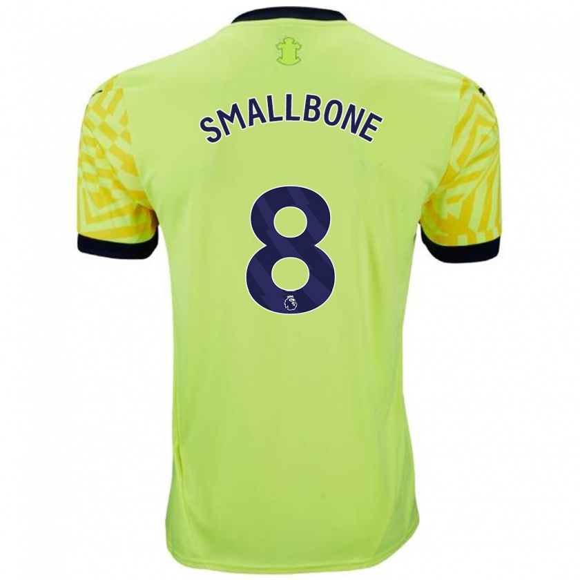 Kandiny Hombre Camiseta Will Smallbone #8 Amarillo 2ª Equipación 2024/25 La Camisa Chile