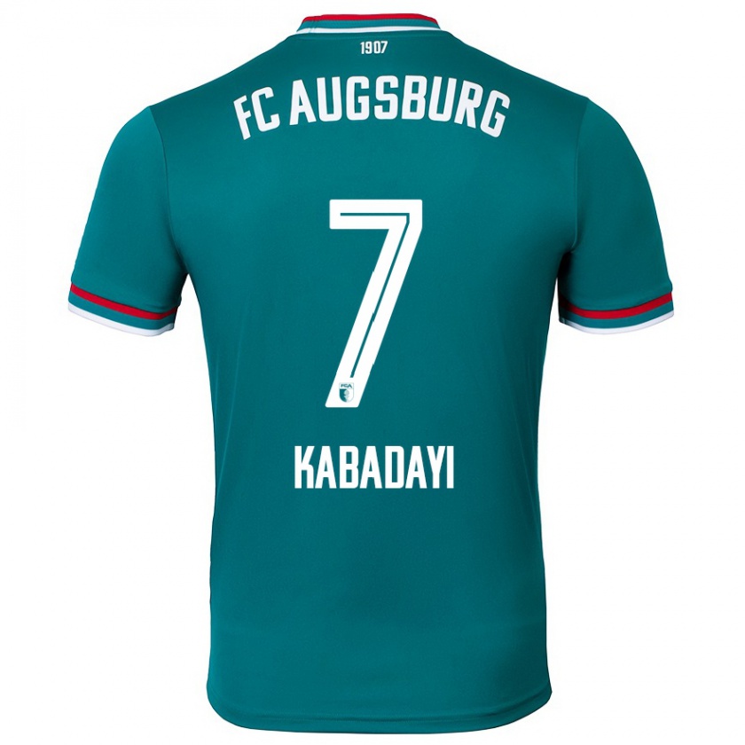 Kandiny Hombre Camiseta Yusuf Kabadayi #7 Verde Oscuro 2ª Equipación 2024/25 La Camisa Chile