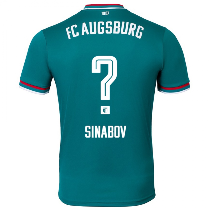 Kandiny Hombre Camiseta Albert Sinabov #0 Verde Oscuro 2ª Equipación 2024/25 La Camisa Chile