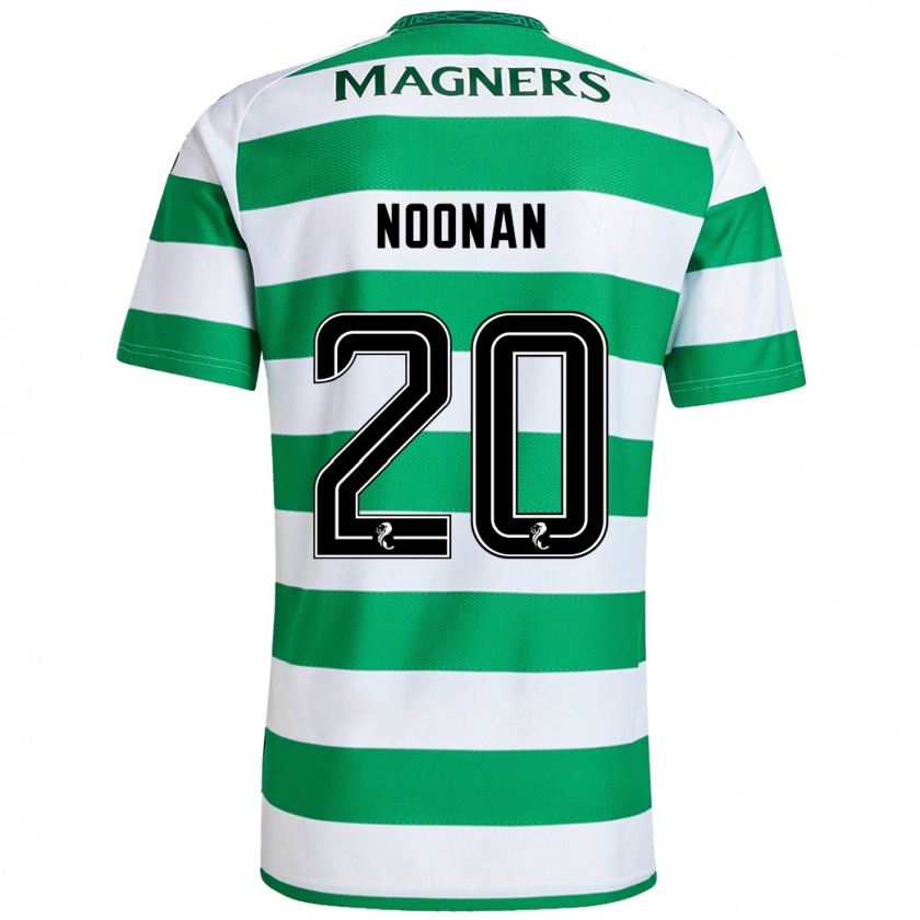 Kandiny Mujer Camiseta Saoirse Noonan #20 Verde Blanco 1ª Equipación 2024/25 La Camisa Chile