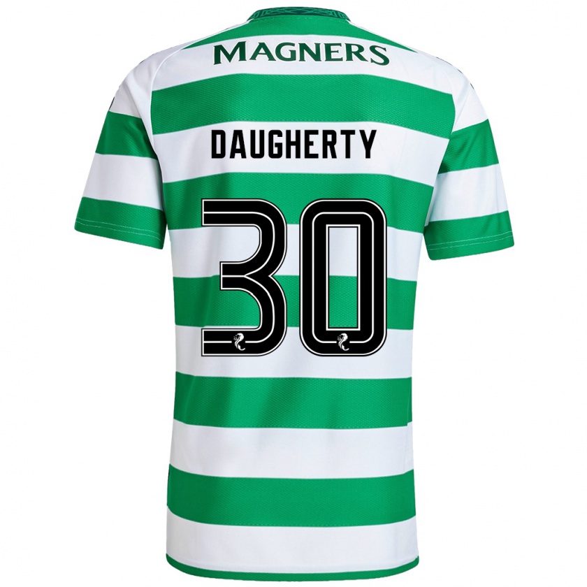 Kandiny Mujer Camiseta Kelsey Daugherty #30 Verde Blanco 1ª Equipación 2024/25 La Camisa Chile