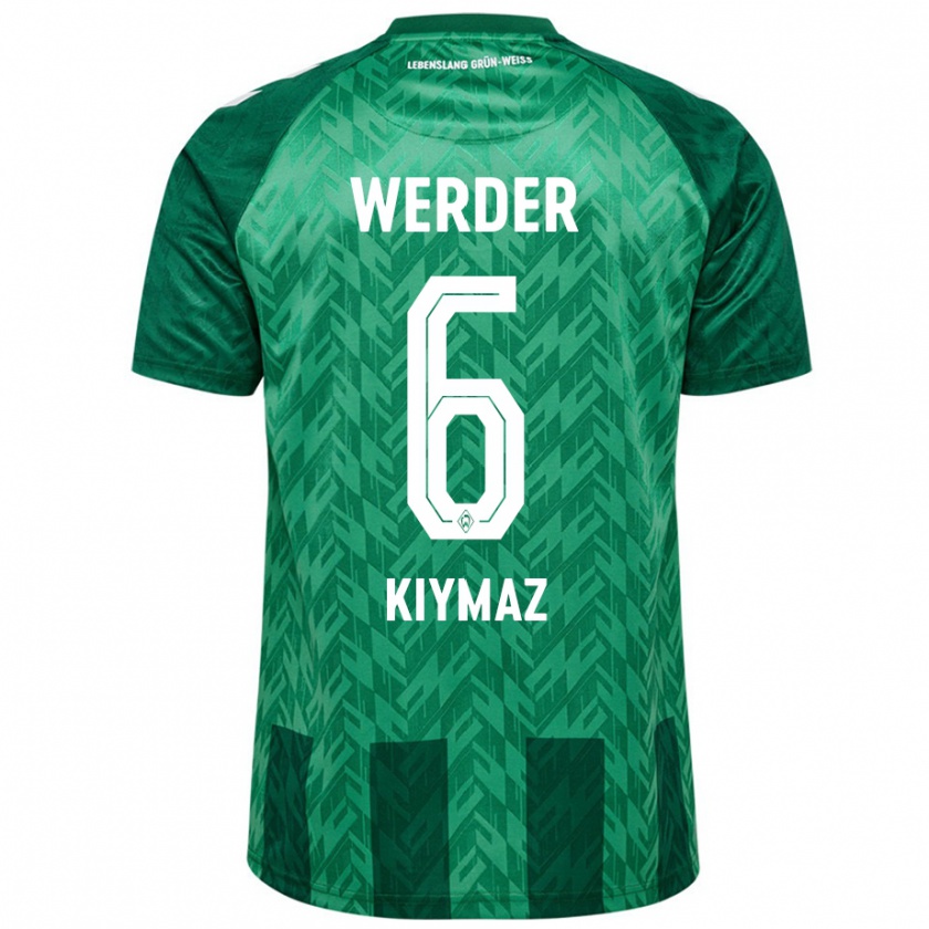 Kandiny Mujer Camiseta Anil Kiymaz #6 Verde 1ª Equipación 2024/25 La Camisa Chile