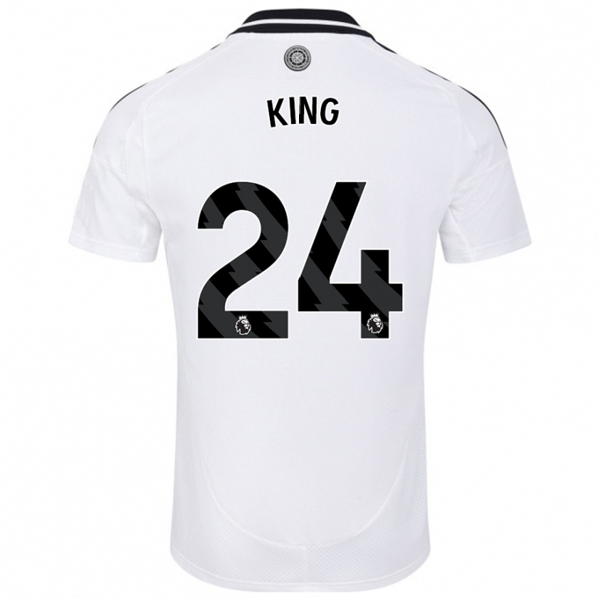 Kandiny Mujer Camiseta Joshua King #24 Blanco 1ª Equipación 2024/25 La Camisa Chile