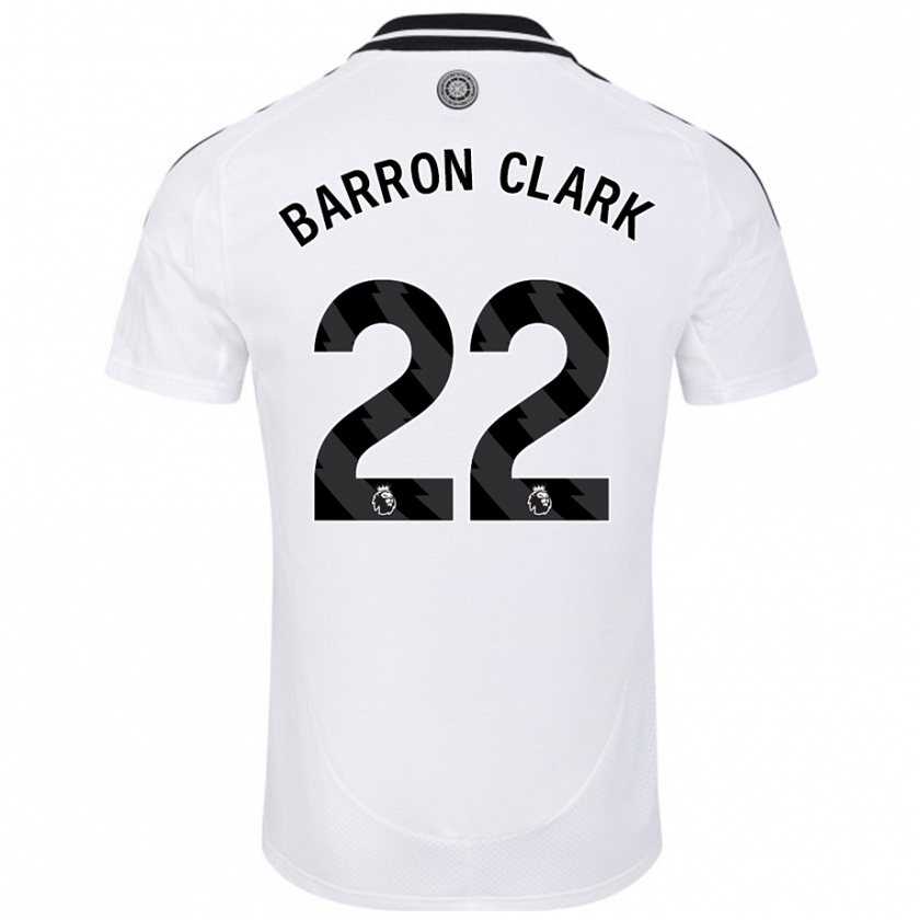 Kandiny Mujer Camiseta Betty Barron-Clark #22 Blanco 1ª Equipación 2024/25 La Camisa Chile