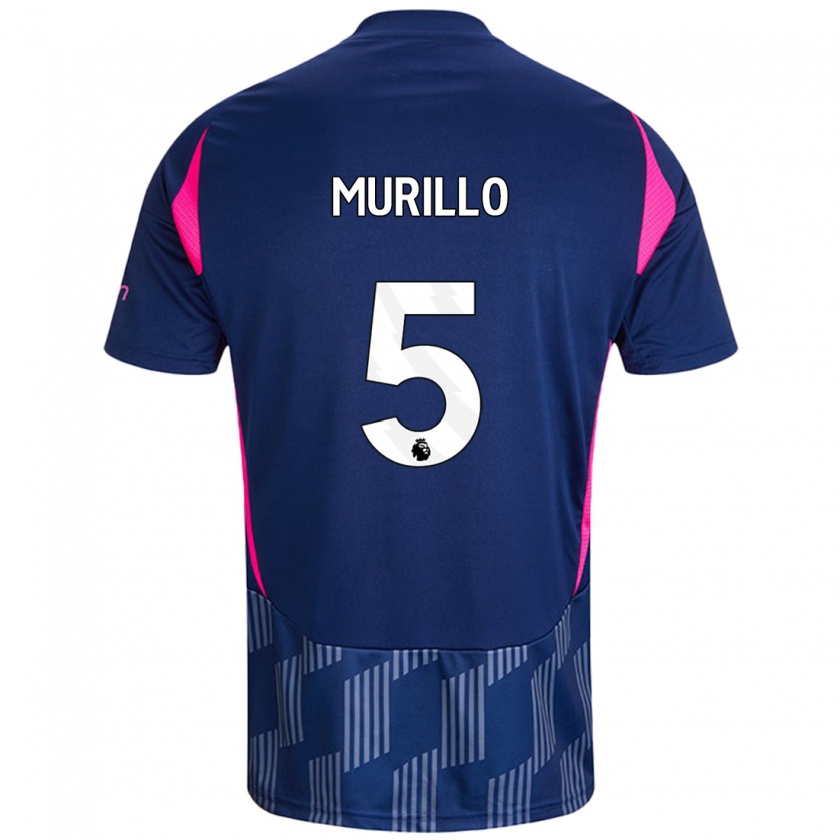 Kandiny Mujer Camiseta Murillo #5 Azul Real Rosa 2ª Equipación 2024/25 La Camisa Chile