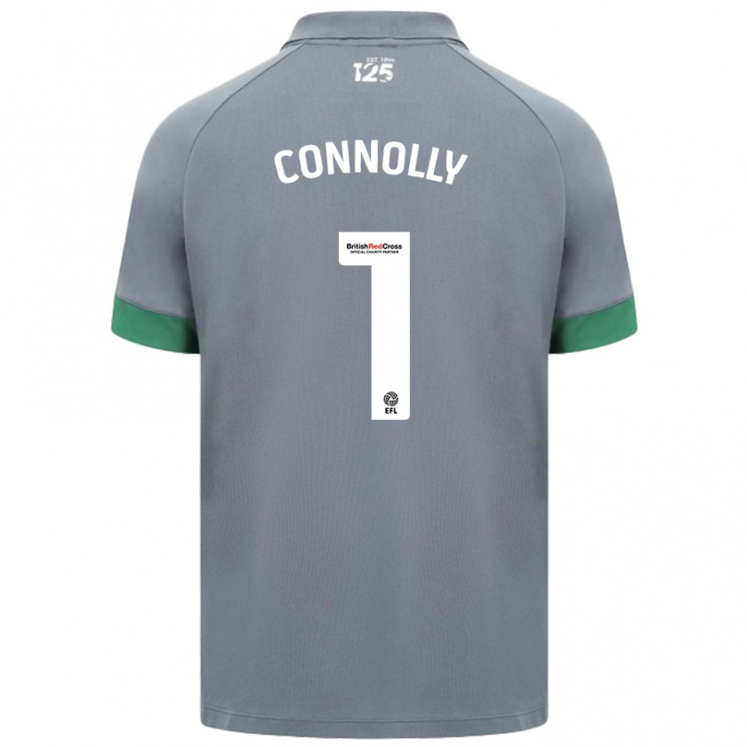 Kandiny Mujer Camiseta Daisy Connolly #1 Gris Oscuro 2ª Equipación 2024/25 La Camisa Chile