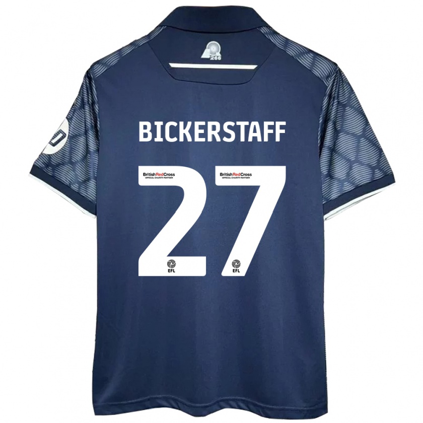 Kandiny Mujer Camiseta Jake Bickerstaff #27 Negro 2ª Equipación 2024/25 La Camisa Chile