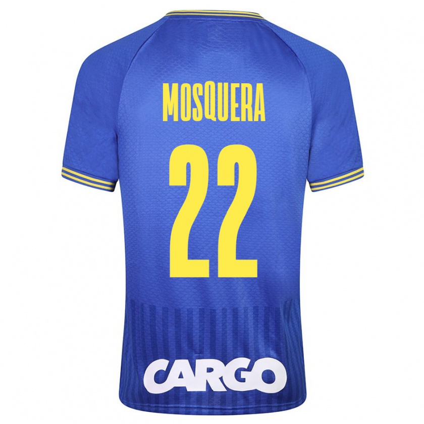 Kandiny Mujer Camiseta Orlando Mosquera #22 Blanco 2ª Equipación 2024/25 La Camisa Chile