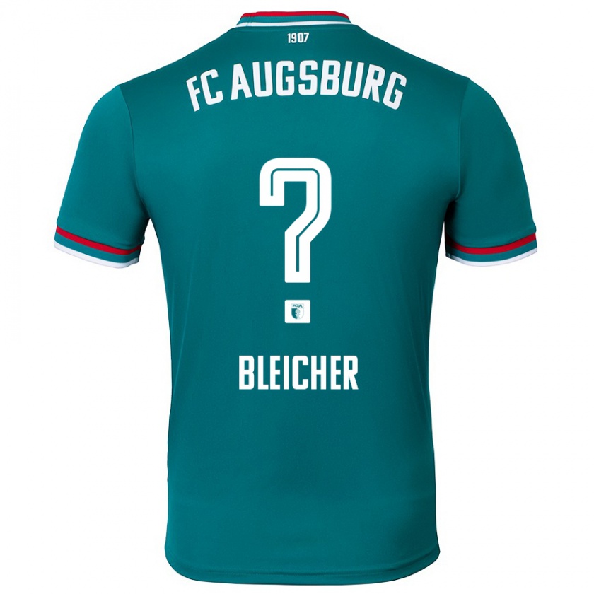 Kandiny Mujer Camiseta Franz Bleicher #0 Verde Oscuro 2ª Equipación 2024/25 La Camisa Chile