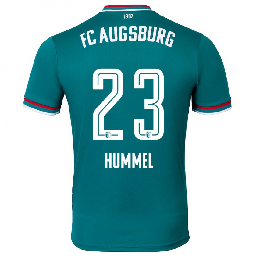 Kandiny Mujer Camiseta Niklas Hummel #23 Verde Oscuro 2ª Equipación 2024/25 La Camisa Chile