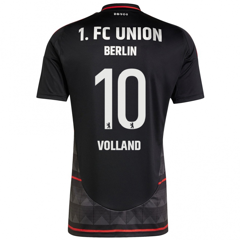 Kandiny Mujer Camiseta Kevin Volland #10 Negro 2ª Equipación 2024/25 La Camisa Chile