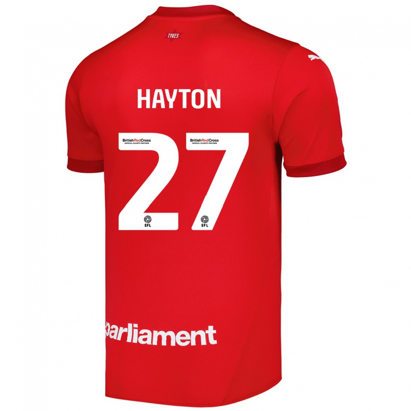 Kandiny Niño Camiseta Adam Hayton #27 Rojo 1ª Equipación 2024/25 La Camisa Chile