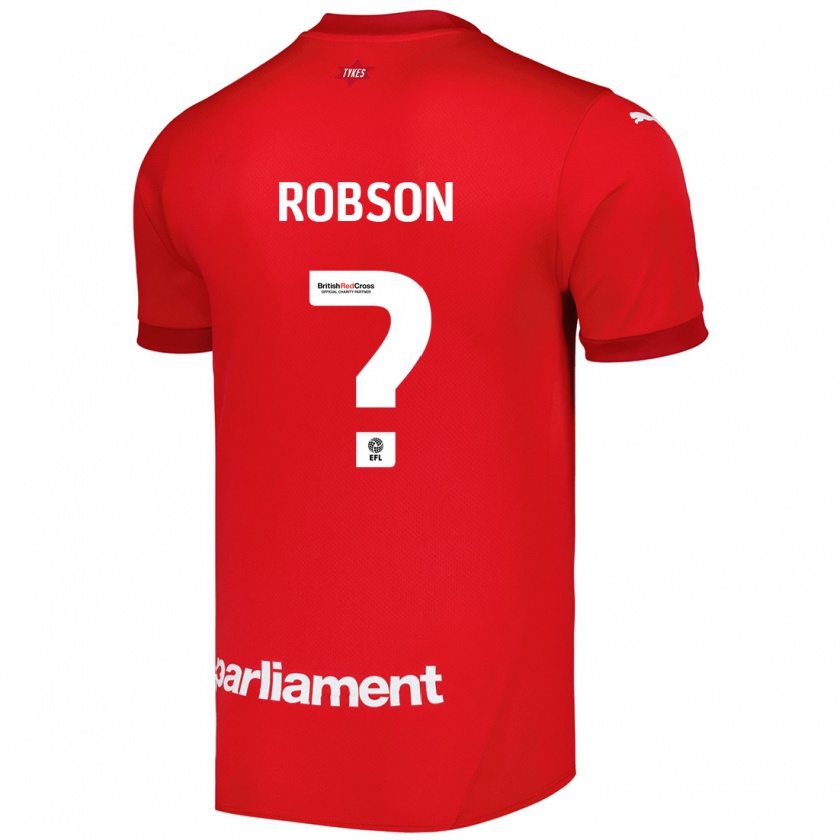 Kandiny Niño Camiseta Robson Woodcock #0 Rojo 1ª Equipación 2024/25 La Camisa Chile