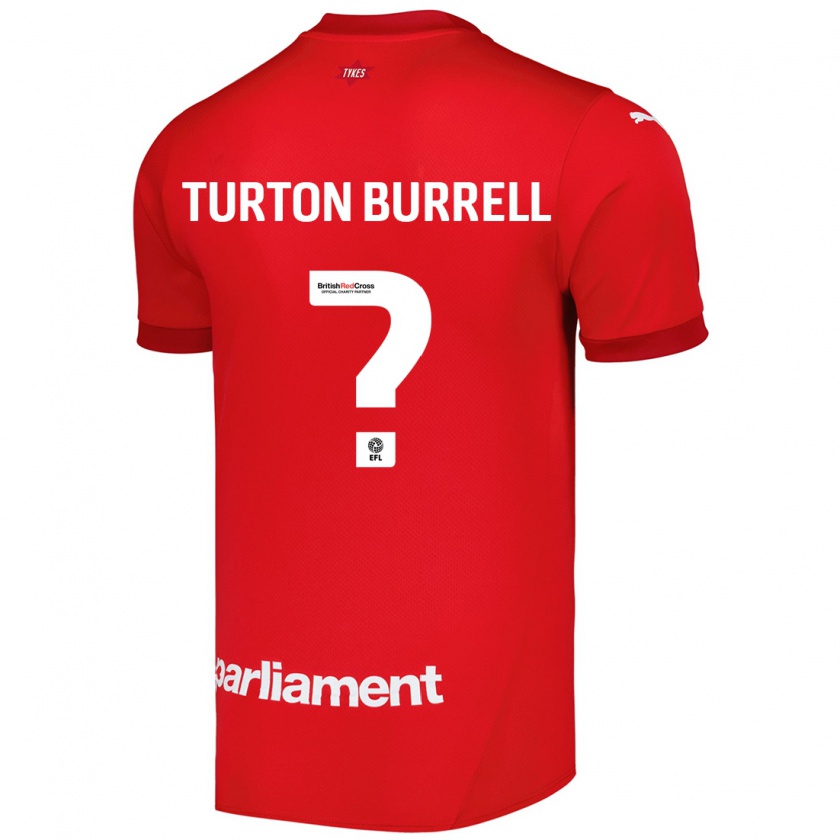 Kandiny Niño Camiseta Melissa Turton-Burrell #0 Rojo 1ª Equipación 2024/25 La Camisa Chile