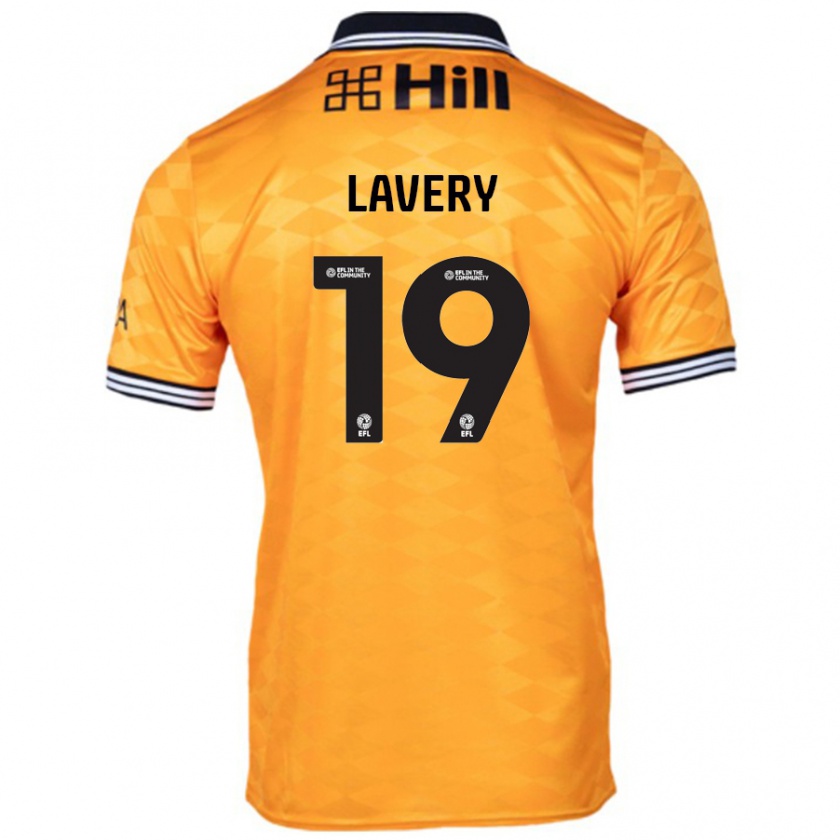 Kandiny Niño Camiseta Shayne Lavery #19 Naranja 1ª Equipación 2024/25 La Camisa Chile