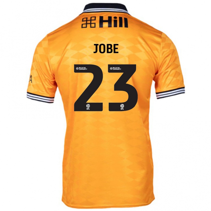 Kandiny Niño Camiseta Mamadou Jobe #23 Naranja 1ª Equipación 2024/25 La Camisa Chile