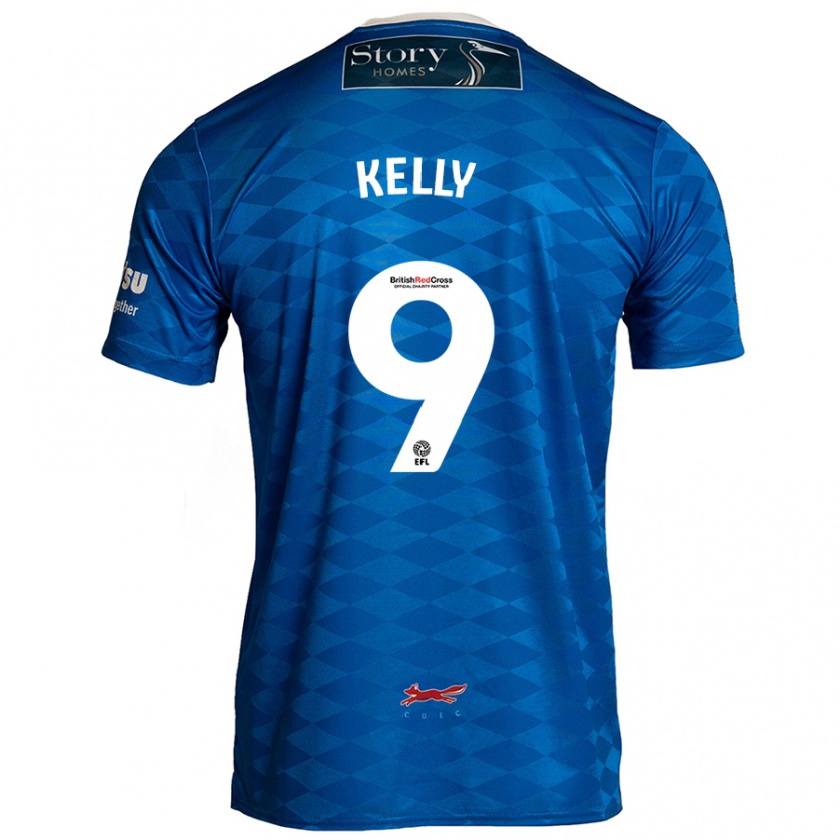 Kandiny Niño Camiseta Georgie Kelly #9 Azul 1ª Equipación 2024/25 La Camisa Chile