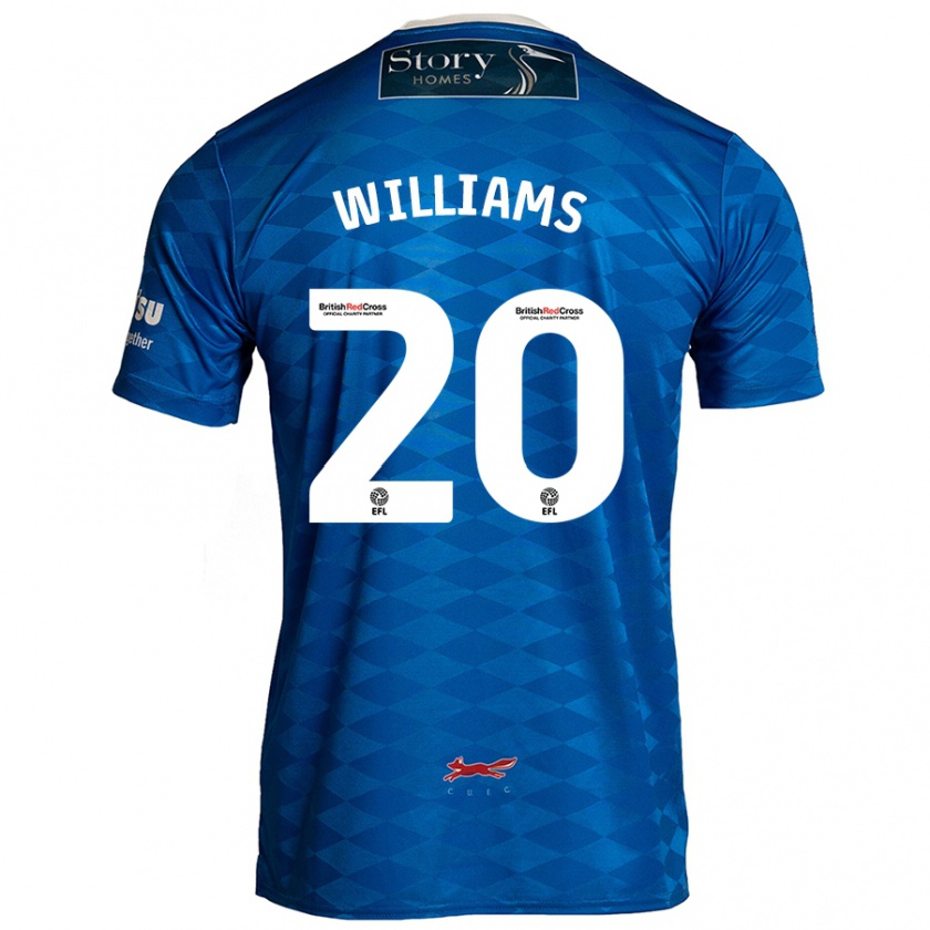 Kandiny Niño Camiseta Ben Williams #20 Azul 1ª Equipación 2024/25 La Camisa Chile