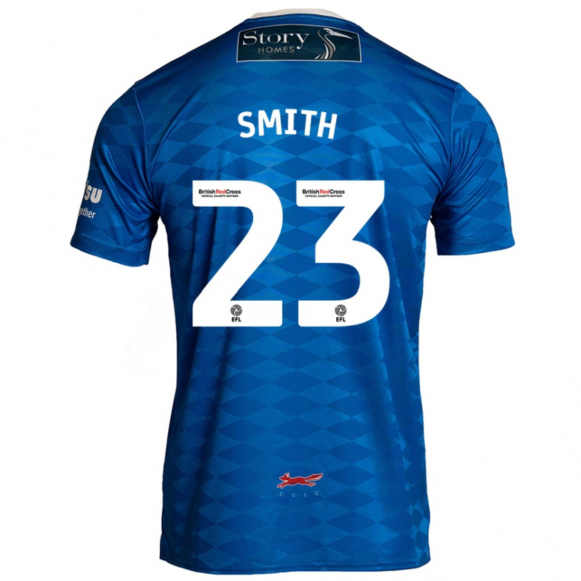 Kandiny Niño Camiseta Jude Smith #23 Azul 1ª Equipación 2024/25 La Camisa Chile