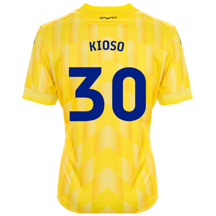 Kandiny Niño Camiseta Peter Kioso #30 Amarillo 1ª Equipación 2024/25 La Camisa Chile