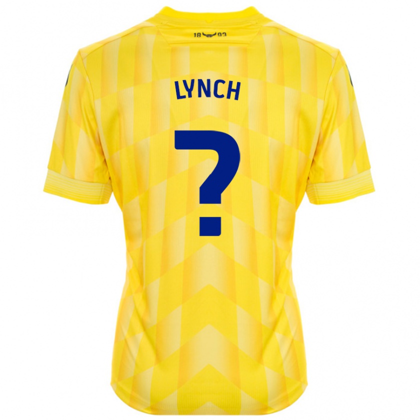 Kandiny Niño Camiseta Bobby Lynch #0 Amarillo 1ª Equipación 2024/25 La Camisa Chile