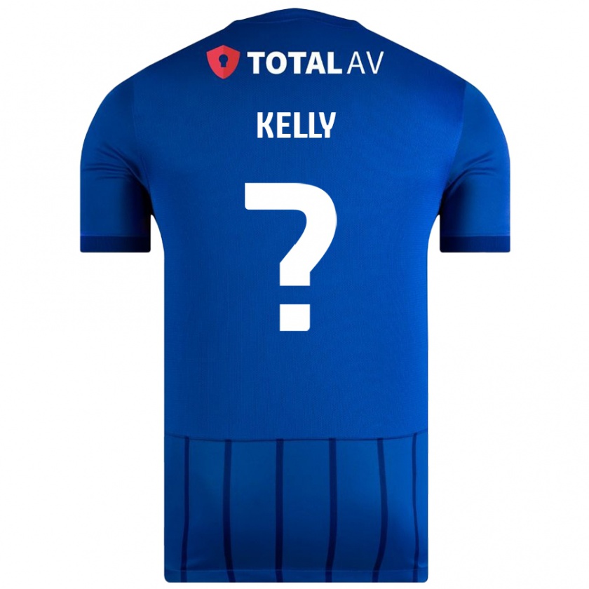 Kandiny Niño Camiseta Liam Kelly #0 Azul 1ª Equipación 2024/25 La Camisa Chile