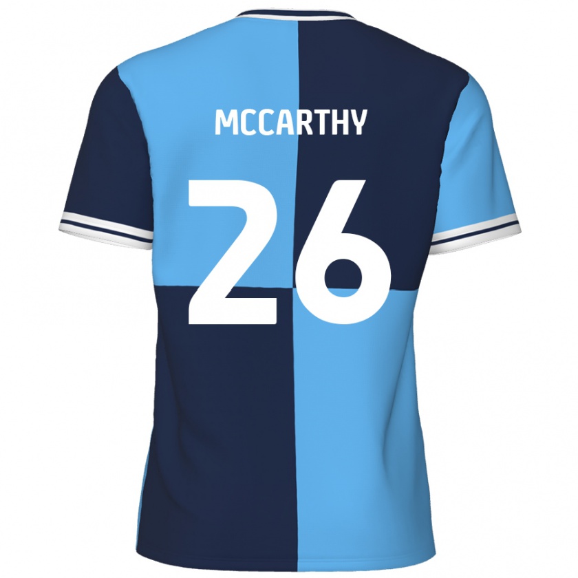 Kandiny Niño Camiseta Jason Mccarthy #26 Azul Cielo Azul Oscuro 1ª Equipación 2024/25 La Camisa Chile