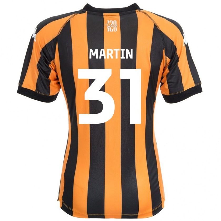 Kandiny Niño Camiseta Faith Martin #31 Negro Ámbar 1ª Equipación 2024/25 La Camisa Chile