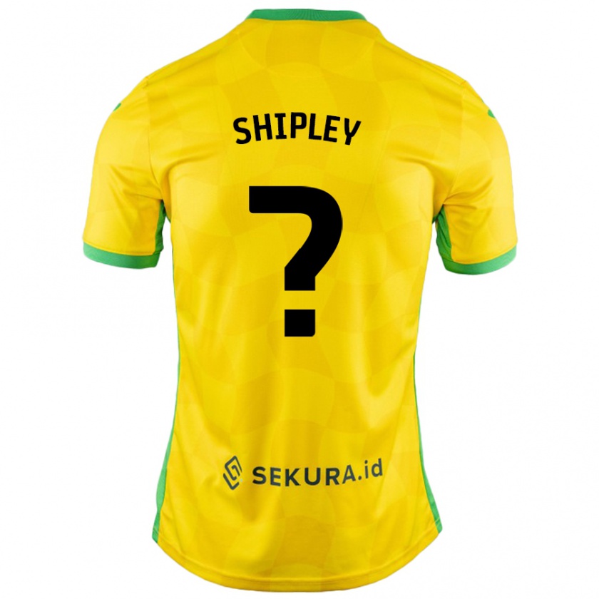 Kandiny Niño Camiseta Lewis Shipley #0 Amarillo Verde 1ª Equipación 2024/25 La Camisa Chile