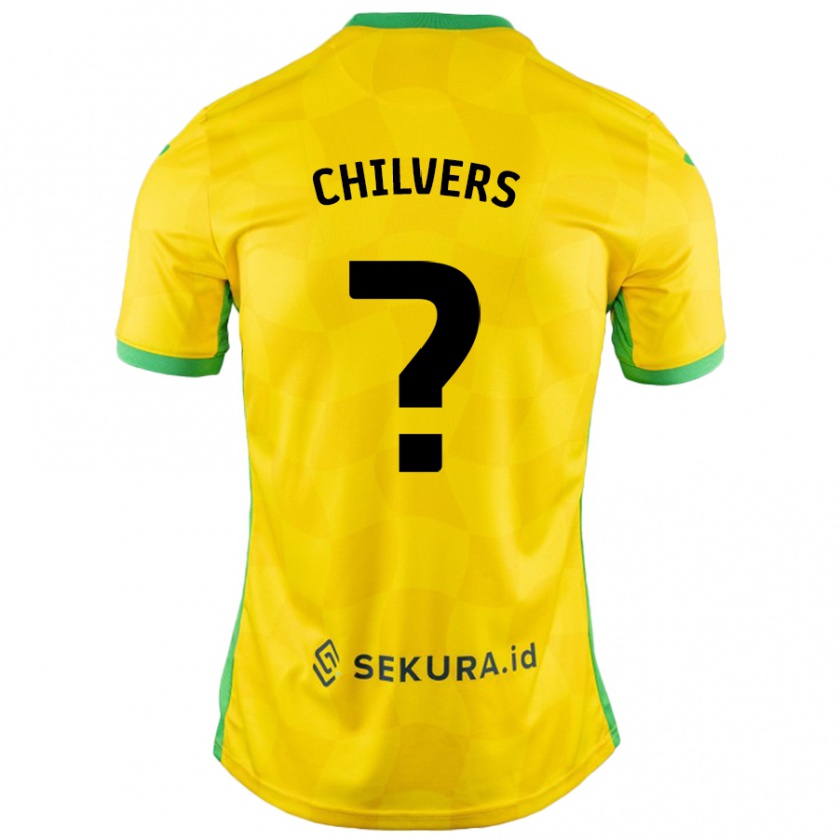 Kandiny Niño Camiseta Toby Chilvers #0 Amarillo Verde 1ª Equipación 2024/25 La Camisa Chile