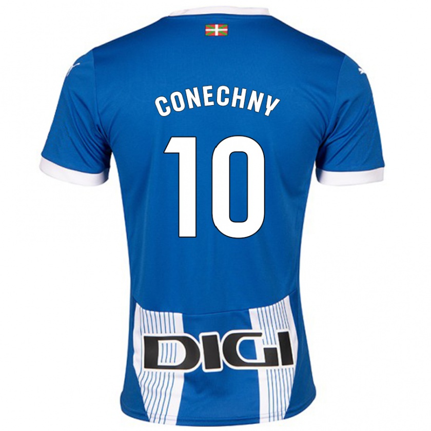 Kandiny Niño Camiseta Tomás Conechny #10 Azul 1ª Equipación 2024/25 La Camisa Chile