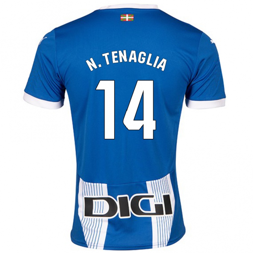 Kandiny Niño Camiseta Nahuel Tenaglia #14 Azul 1ª Equipación 2024/25 La Camisa Chile