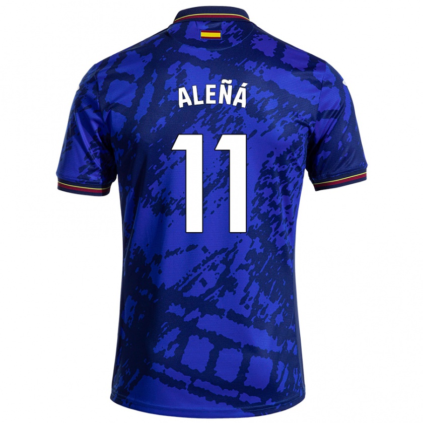 Kandiny Niño Camiseta Carles Aleñá #11 Azul Más Oscuro 1ª Equipación 2024/25 La Camisa Chile