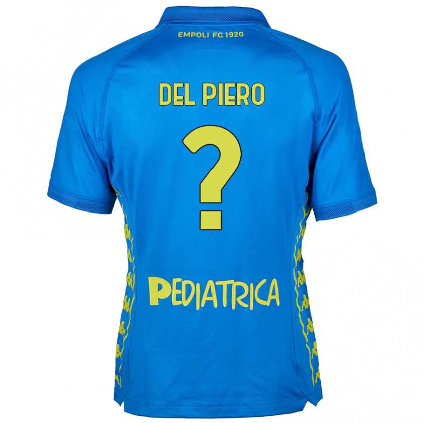 Kandiny Niño Camiseta Tobias Del Piero #0 Azul 1ª Equipación 2024/25 La Camisa Chile