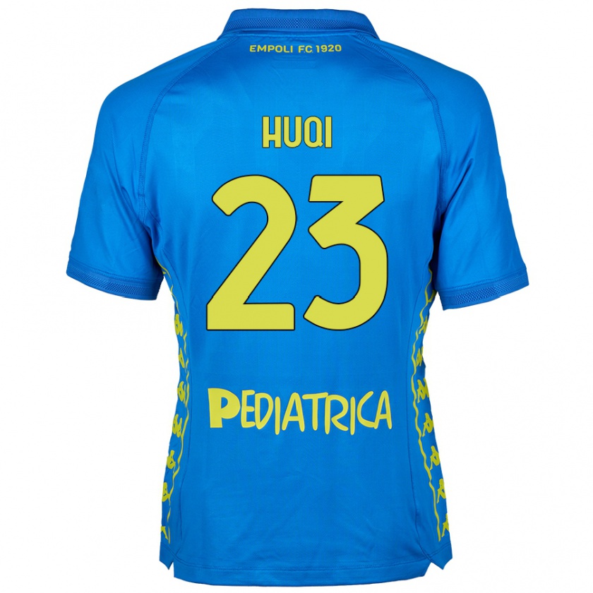 Kandiny Niño Camiseta Mattia Huqi #23 Azul 1ª Equipación 2024/25 La Camisa Chile