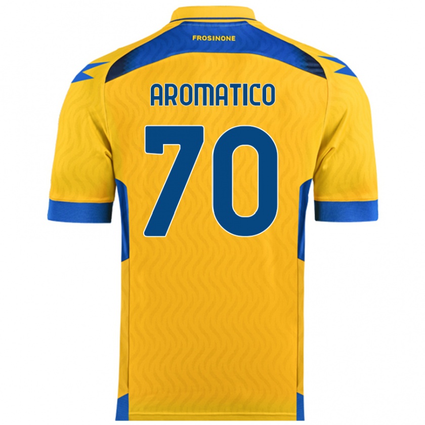 Kandiny Niño Camiseta Raul Aromatico #70 Amarillo 1ª Equipación 2024/25 La Camisa Chile