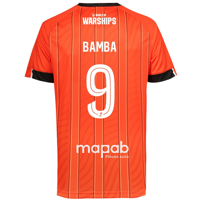 Kandiny Niño Camiseta Mohamed Bamba #9 Naranja 1ª Equipación 2024/25 La Camisa Chile