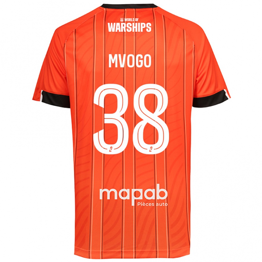 Kandiny Niño Camiseta Yvon Mvogo #38 Naranja 1ª Equipación 2024/25 La Camisa Chile