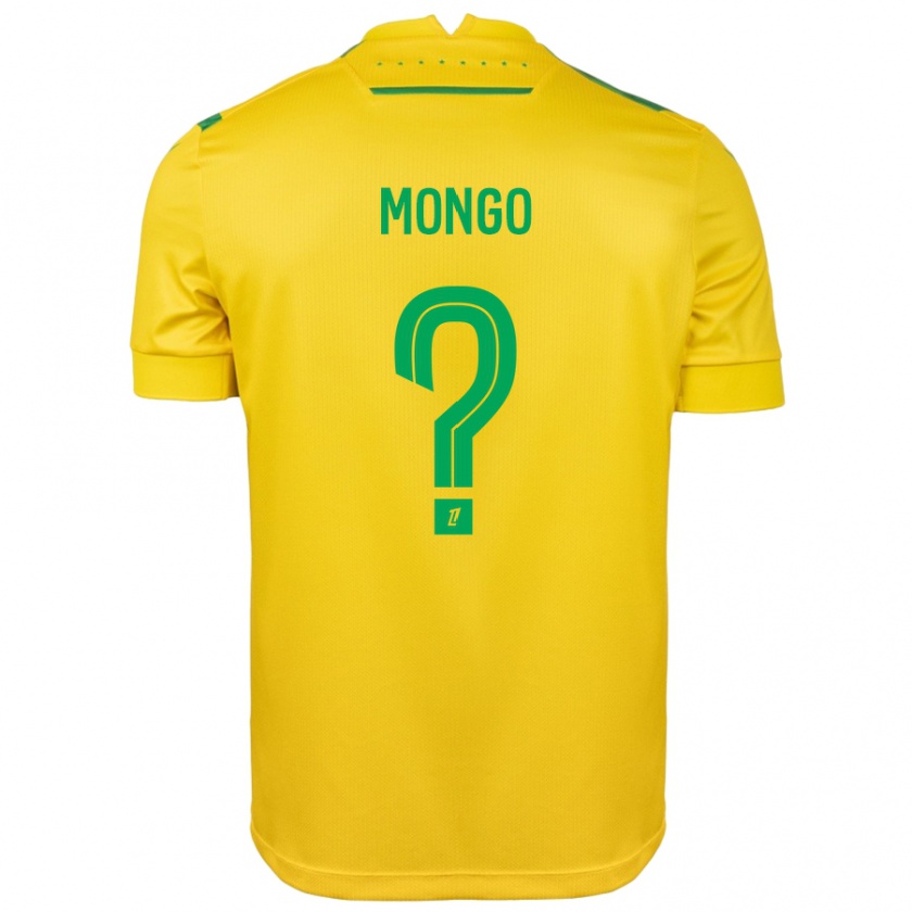 Kandiny Niño Camiseta Enzo Mongo #0 Amarillo Verde 1ª Equipación 2024/25 La Camisa Chile