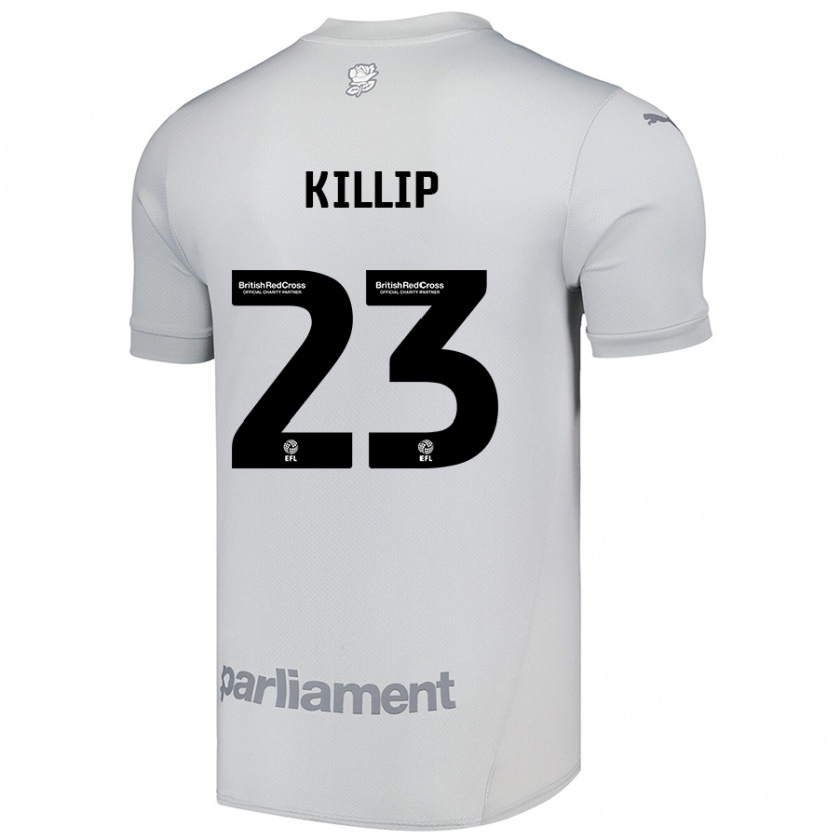 Kandiny Niño Camiseta Ben Killip #23 Gris Plata 2ª Equipación 2024/25 La Camisa Chile