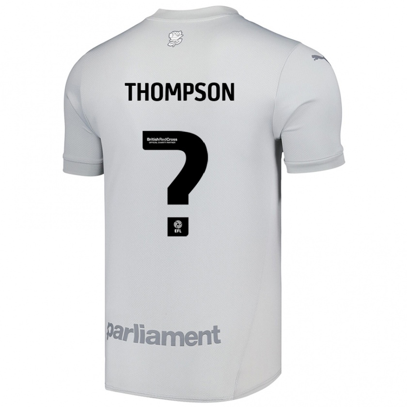 Kandiny Niño Camiseta Will Thompson #0 Gris Plata 2ª Equipación 2024/25 La Camisa Chile