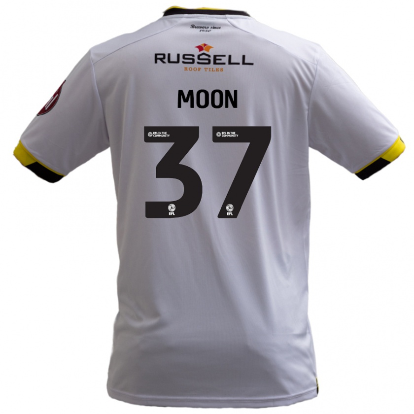 Kandiny Niño Camiseta Jasper Moon #37 Blanco 2ª Equipación 2024/25 La Camisa Chile