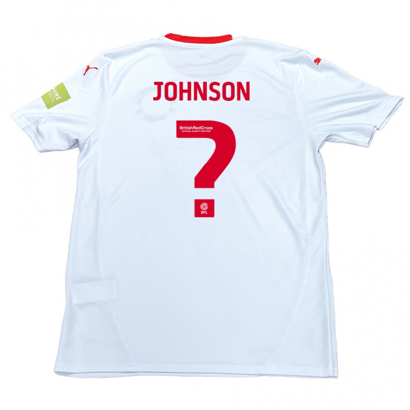 Kandiny Niño Camiseta Will Johnson #0 Blanco 2ª Equipación 2024/25 La Camisa Chile