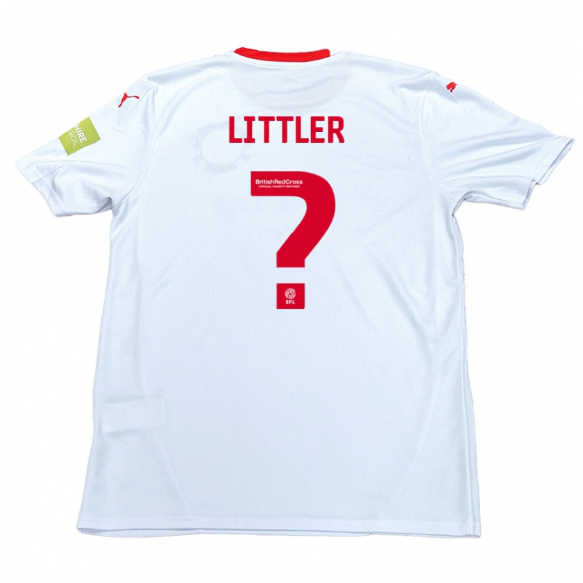 Kandiny Niño Camiseta Zack Littler #0 Blanco 2ª Equipación 2024/25 La Camisa Chile